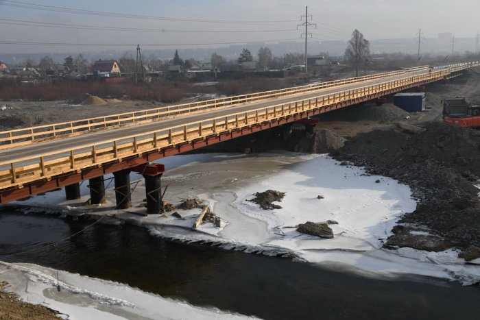 Временный Каштакский мост открыт для читинцев