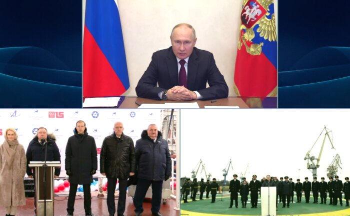 Президент России дал старт спуску на воду атомохода «Якутия»