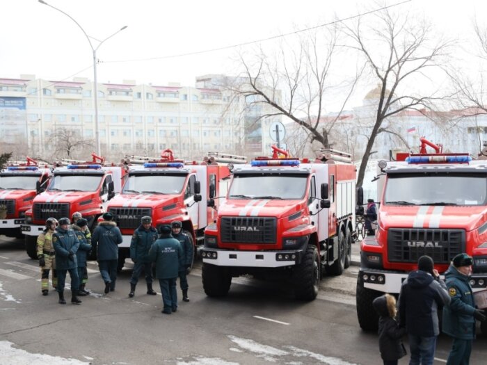 Забайкальские пожарные получили новую спецтехнику