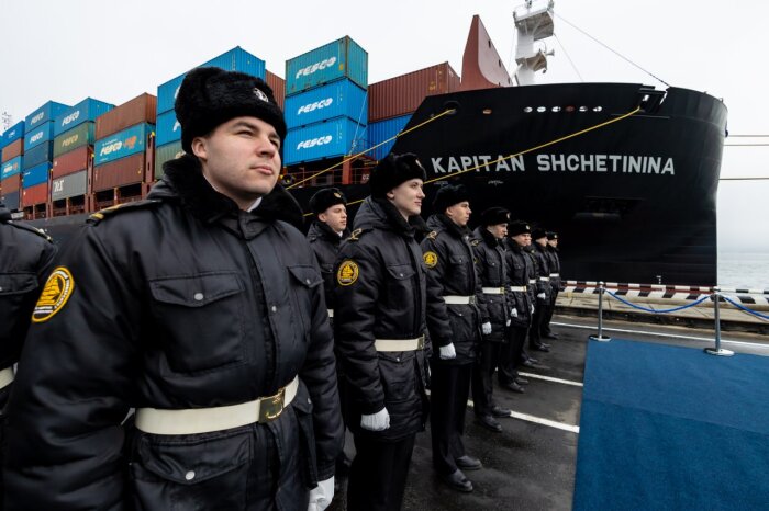 Новый контейнеровоз Kapitan Shchetinina пополнил флот FESCO