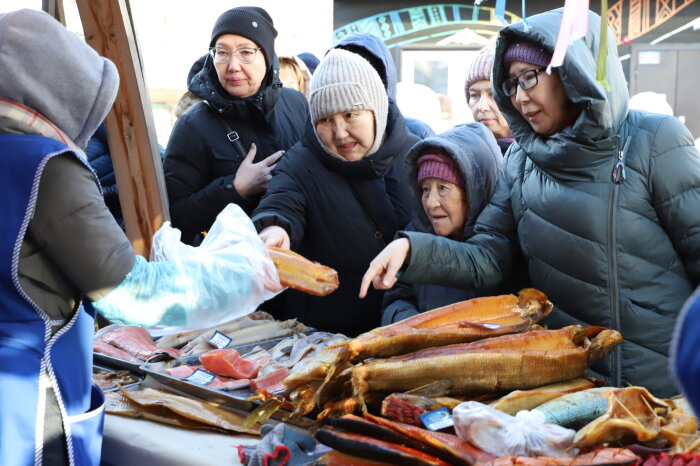 В Якутске прошла рыбная ярмарка