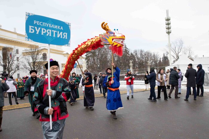 В Москве Бурятия показала правильный Новый год